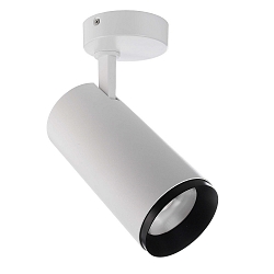 Luminaire de plafond LUCEA TILT 30 CCT Switch, r�glable IP20, transparent, blanc trafic gradable