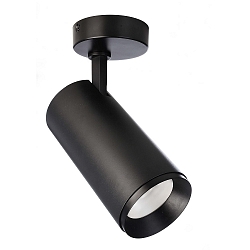 Luminaire de plafond LUCEA TILT 30 CCT Switch, r�glable IP20, transparent, noir profond gradable