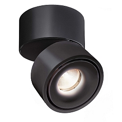 Luminaire de plafond UNI II TILT � 1 flamme, pivotant � la cardan IP20, noir profond gradable