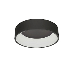 wall and ceiling luminaire SCULPTORIS 80 CCT DIM CCT Switch, set back IP20, mat, deep black dimmable