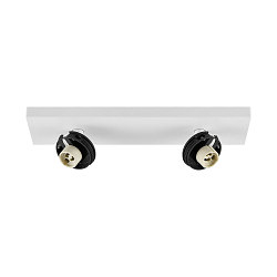 Luminaire de plafond CAN TILT SQUARE BASE 30.5CM MIX'N MATCH 1/3 � 2 flammes, angulaire, sans abat-jour