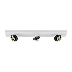 Luminaire de plafond CAN TILT SQUARE BASE 48CM MIX'N MATCH 1/3 3 flammes, angulaire, sans abat-jour