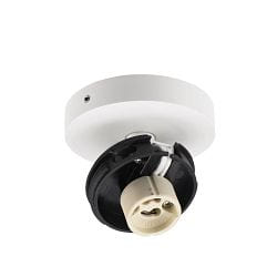 Luminaire de plafond CAN TILT ROUND BASE � 8CM MIX�N MATCH � 1 flamme, rond, sans abat-jour