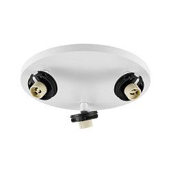 Luminaire de plafond CAN TILT ROUND BASE � 25CM MIX�N MATCH 3 flammes, rond, sans abat-jour, pivotant � la cardan GU10 IP20
