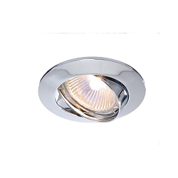 Plafonnier encastr� 68er pivotant GU5.3 / MR16 IP20, argent