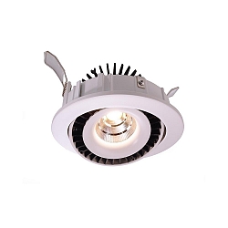 Downlight SHOP I courant constant IP20, blanche gradable