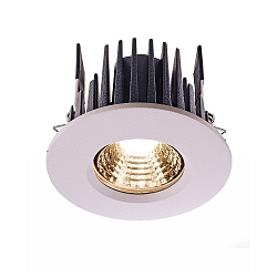 Downlight COB 68 IP65 rond, rigide, bloc d'alimentation exclusif IP65, blanc �clatant gradable