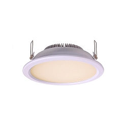 Plafonnier encastr� courant constant IP44, argent gradable
