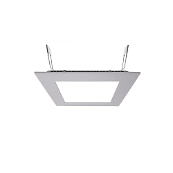 Plafonnier encastr� LED PANEL SQUARE 15 courant constant IP20, argent gradable