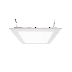 LED ceiling luminaire LED Panel square 20, current constant, 700 mA, 20W 4000K 120�, white