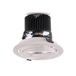 Plafonnier encastr� COB 44 courant constant IP20, blanche