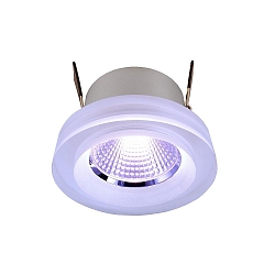 Plafonnier encastr� COB 68 ACRYLIC RGB IP20, d�gager, argent, transparent gradable
