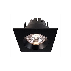 Plafonnier encastr� ORIONIS angulaire, courant constant, noir mat gradable