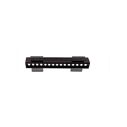 Plafonnier encastr� CETI 15 courant constant, noir  gradable