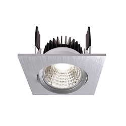 Plafonnier encastr� COB-68 rond, courant constant IP20, argent bross� gradable
