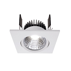 Plafonnier encastr� COB-68 rond, courant constant IP20, blanche gradable