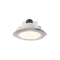 Recessed LED ceiling luminaire ACRUX 90, 9W 3000 / 4000 / 6000K 760lm 90°, dimmable, matt white