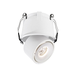 Plafonnier encastr� UNI II MINI 2 p�les, courant constant, pivotant � la cardan IP20, blanche gradable