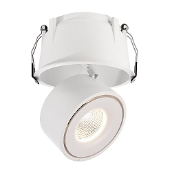 Plafonnier encastr� UNI II MAX TILT 700MA 2 p�les, courant constant, pivotant � la cardan IP20, blanche gradable