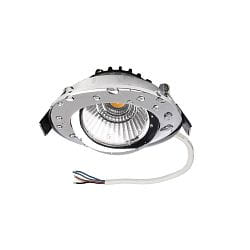 Projecteur encastr� DIONE IP44 RGB+3000K pivotant, RGBW, bloc d'alimentation exclusif IP44, chrome gradable