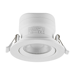 Projecteur encastr� SURTUR TILT 83 CCT pivotant, CCT Switch IP20/IP44, blanche gradable