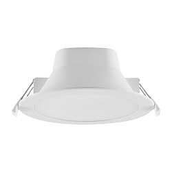 downlight ACRUX PRO 145 rigid, CCT Switch, UGR < 19, multipower IP20/ IP54, glossy, white dimmable