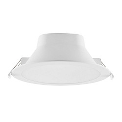 downlight ACRUX PRO 190 rigid, CCT Switch, UGR < 19, multipower IP20/ IP54, glossy, white dimmable