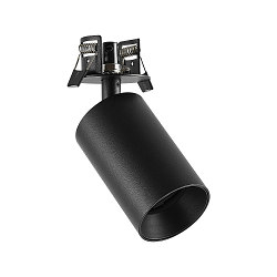 Projecteur encastr� CAN TILT ROUND SINGLE � 1 flamme, rond, pivotant � la cardan GU10 IP20, noir