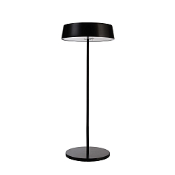 Lampe de table à accu MIRAM HEAD + TABLE STAND lot de 1, avec variateur tactile, fixation magnétique IP54, noir gradable