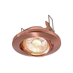 Plafonnier encastr� 68er pivotant GU5.3 / MR16 IP20, cuivre
