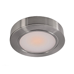 Luminaires pour meuble BAHAM I, IP avec prise de courant IP20, argent, blanc mat gradable