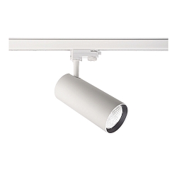 Projecteur triphas� HORUS 30W r�glable, UGR < 19, commutable IP20, blanc mat 