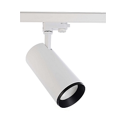 Projecteur triphas� LUCEA 30 IP20, transparent, blanche gradable