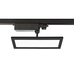 Projecteur triphas� PANEL TRACK LIGHT IP20, laiteux, noir profond