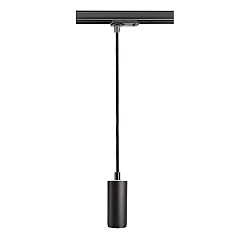1- Luminaire � suspension monophas� LUCEA IP20, noir profond gradable