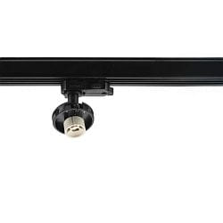 3-phase spot CAN BASE MIX'N MATCH 1/3 without shade, cardanic swivelling GU10 IP20, black