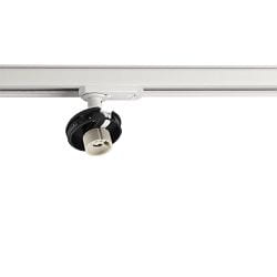 1-Projecteur monophas� CAN BASE MIX'N MATCH 1/3 sans abat-jour, pivotant � la cardan GU10 IP20, blanche
