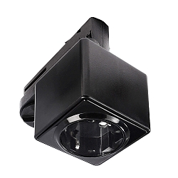 Adaptateur pour prise triphasé D LINE, noir 