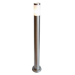 Lampadaire d’extérieur NOVA sans capteur E27 IP33, argent, blanche