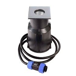 Projecteur encastr� EASY SQUARE III IP67, argent gradable