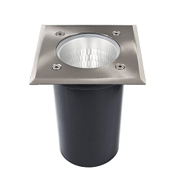 Projecteur encastr� PHAKT angulaire E27 IP67 noir , transparent gradable