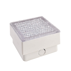 floor recessed luminaire TABIT 100x100 walkable, switchable IP67, grey, transparent 