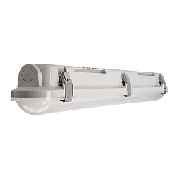 damp-proof luminaire TRI PROOF BASIC MOTION HF - 610MM with sensor, impact resistant, switchable IP65, grey 