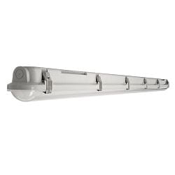 damp-proof luminaire TRI PROOF BASIC 151CM / 30W 840 ON-OFF impact resistant, switchable IP65, light grey 