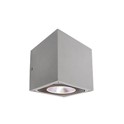 Luminaire mural CUBODO II SINGLE single, Gris argent