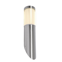 Outdoor wall luminaire PORRIMA I, IP44, GU10 max. 5W, brushed stainless steel