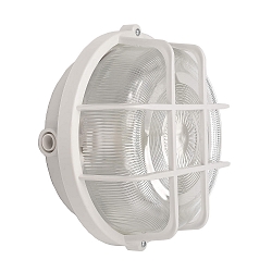 Applique et plafonnier SOTANO RETRO rond E27 IP44, blanche gradable