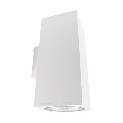 Projecteur de façade SHORELINE PRO SQUARE 140 UP&DOWN à 2 flammes, angulaire, CCT Switch IP65, blanche gradable