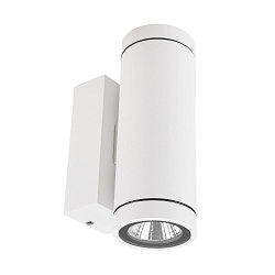 Projecteur de façade SHORELINE PRO ROUND 68 UP&DOWN à 2 flammes, rond, CCT Switch IP65, blanche gradable