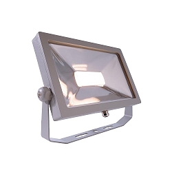 Projecteur d'ext�rieur FLOOD SMD II avec prise de courant, direct, commutable IP65 | IP44, argent 